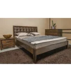 Bed "City" PREMIUM with a soft backrest without footrest order